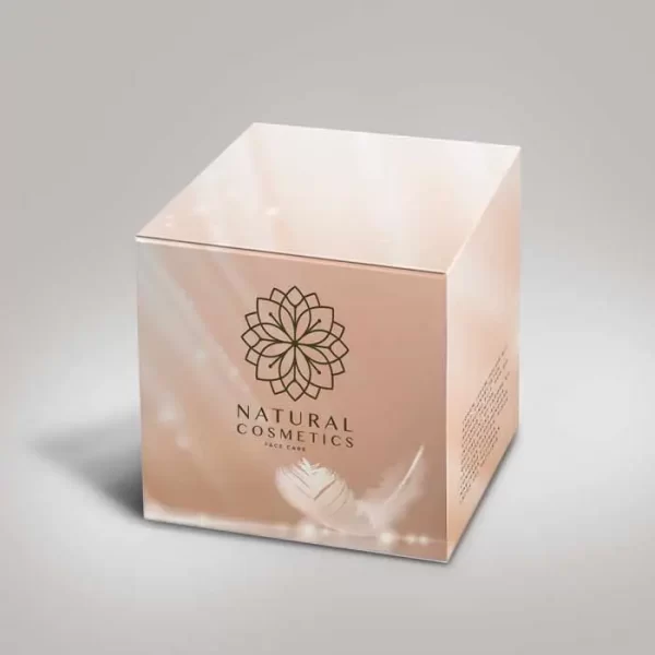 Square product packaging box printed